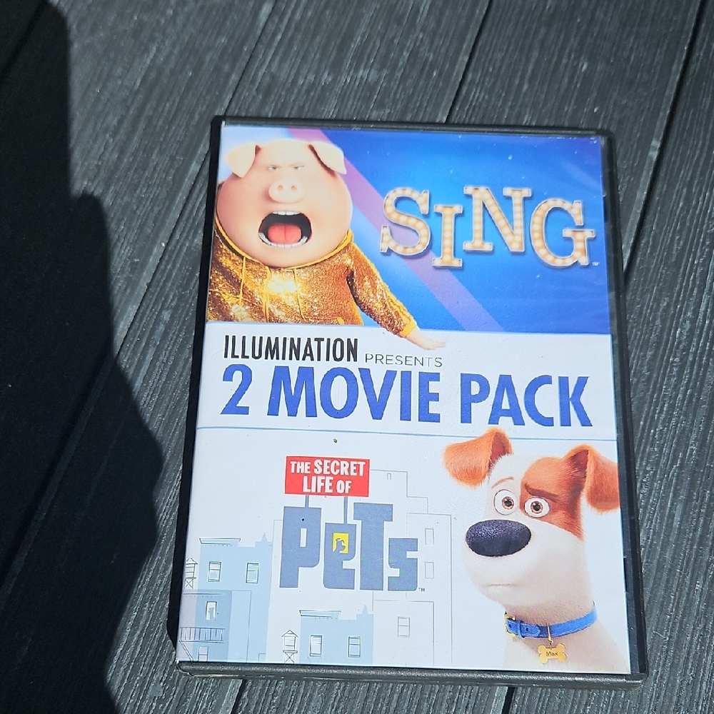 Sing & The Secret Life Of Pets Dvd